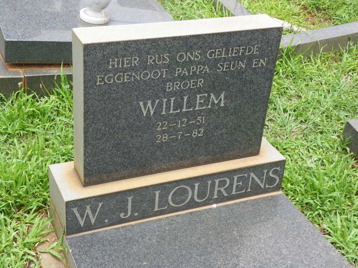LOURENS W.J. 1951-1982