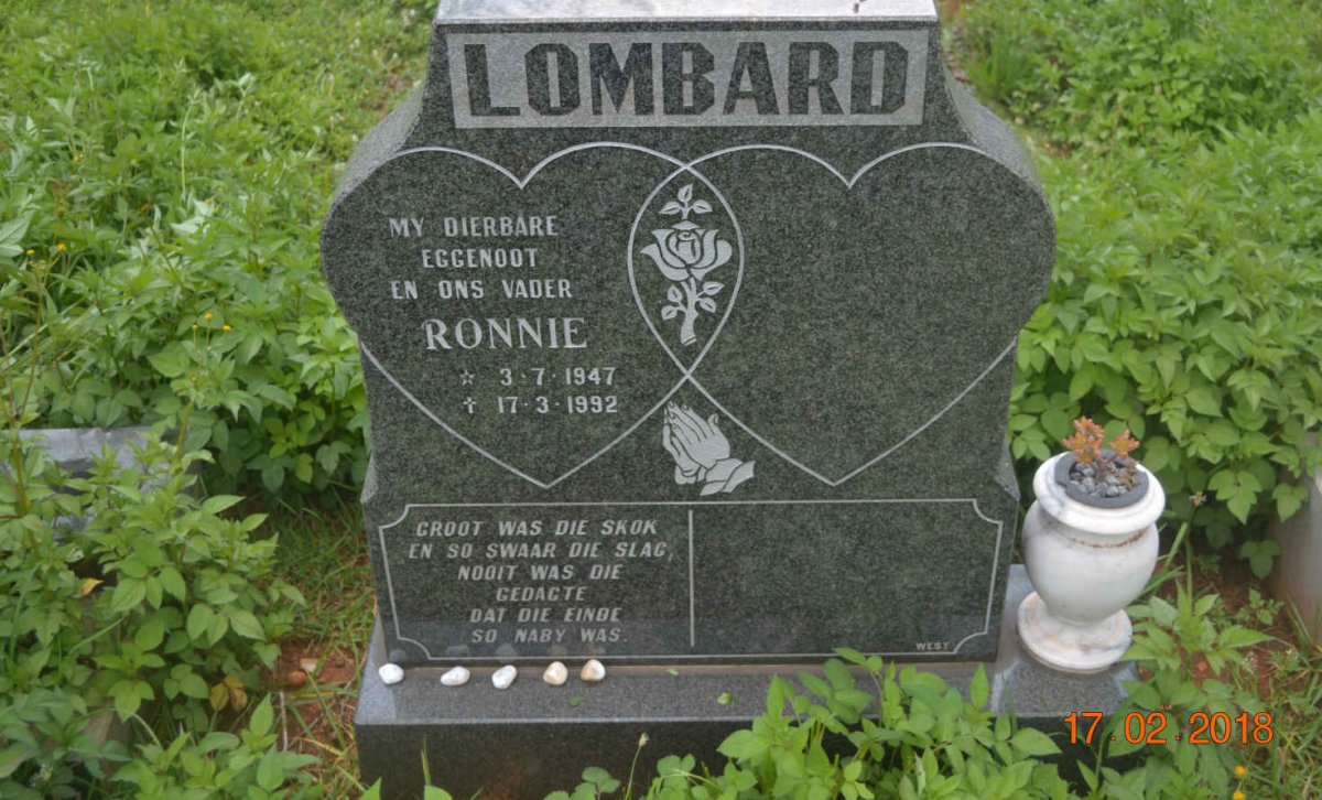 LOMBARD Ronnie 1947-1992
