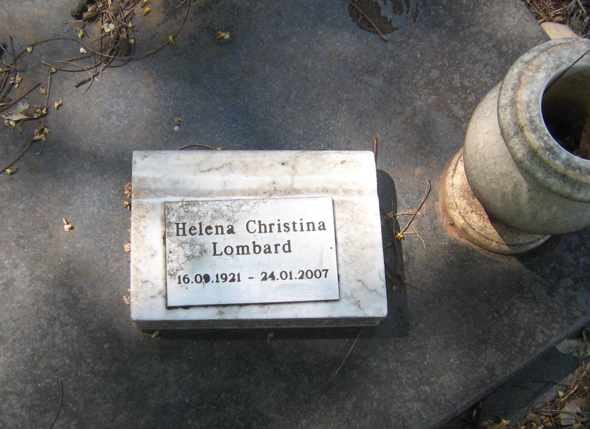 LOMBARD Helena Christina 1921-2007