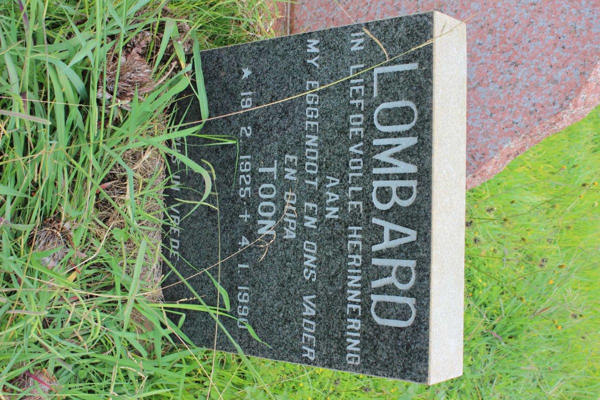 LOMBARD Toon 1925-1990