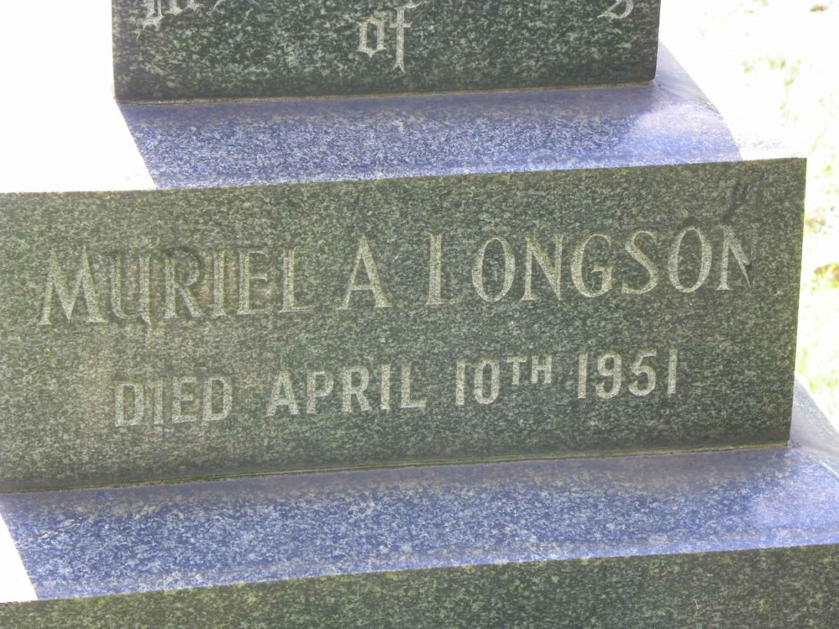 LONGSON Muriel A. -1951