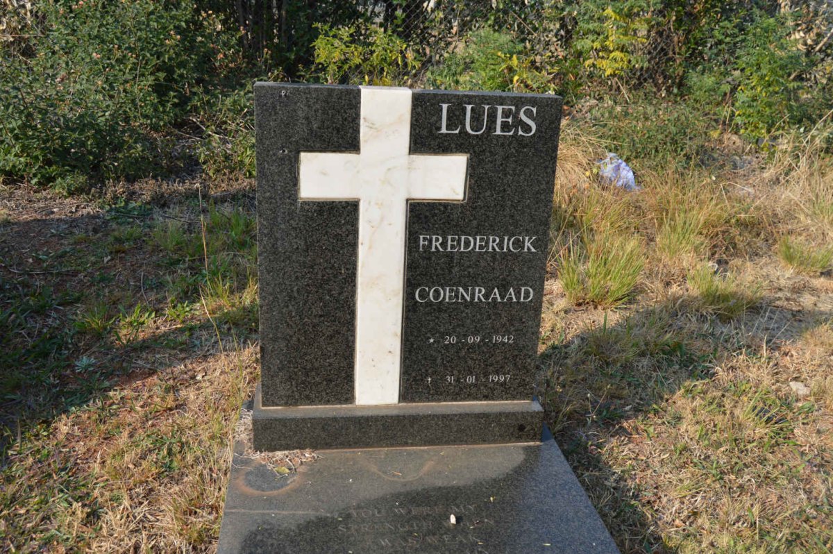 LUES Frederick Coenraad 1942-1997