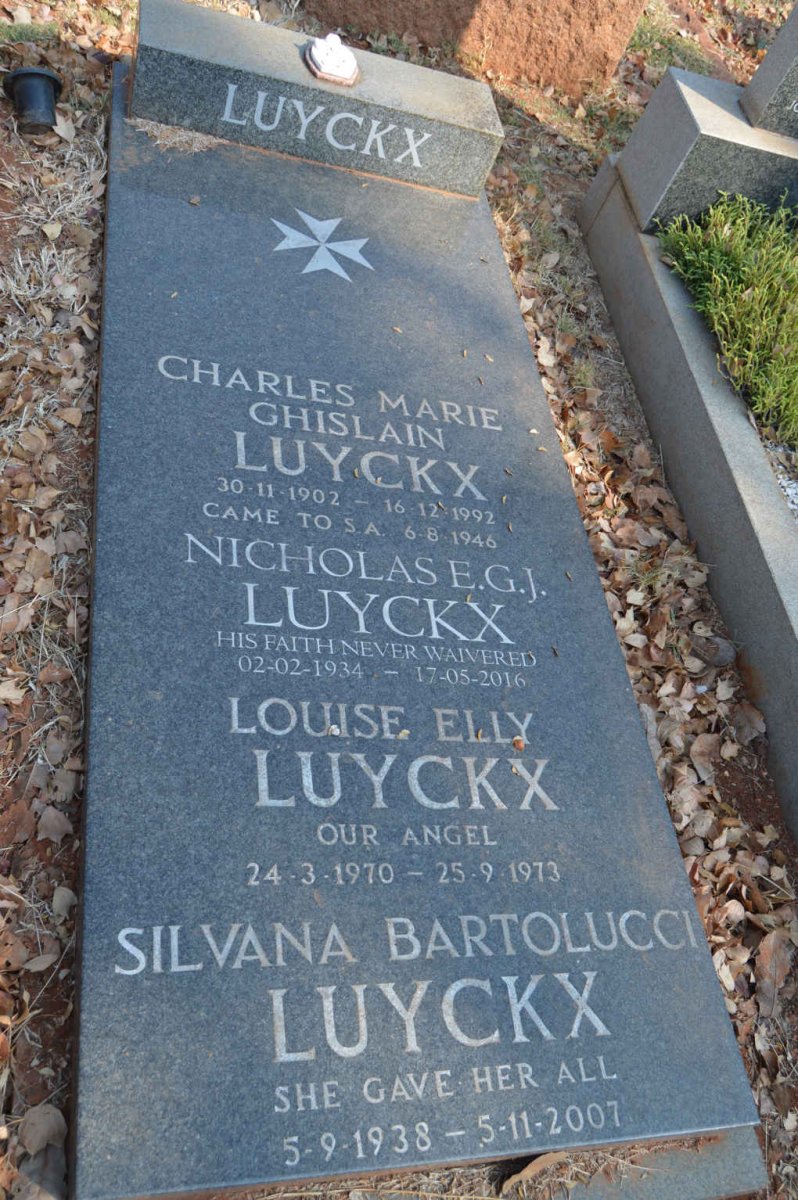 LUYCKX Charles Marie Ghislain 1902-1992