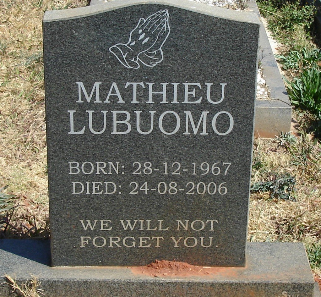 LUBUOMO Mathieu 1967-2006