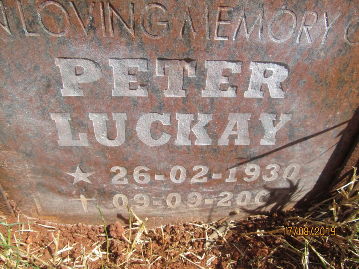 LUCKAY Peter 1930-2007
