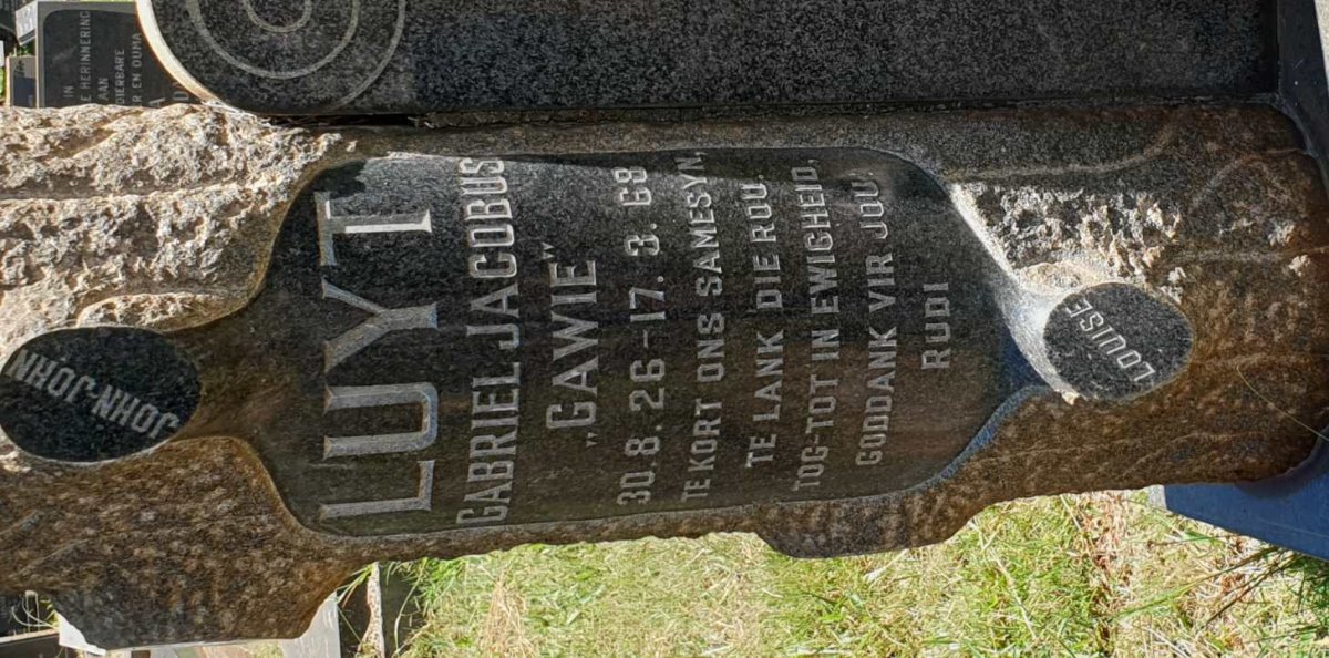 LUYT Gabriel Jacobus 1926-1968