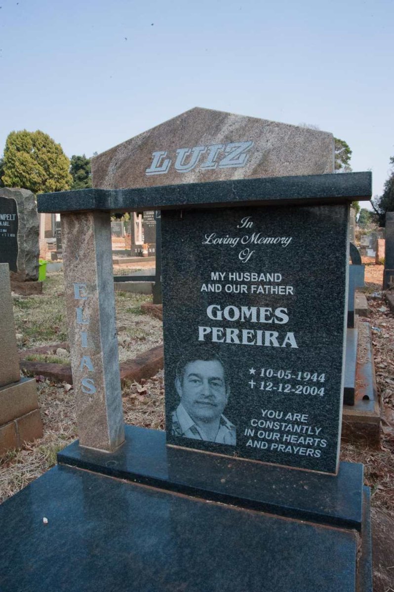LUIZ Gomes Pereira 1944-2004