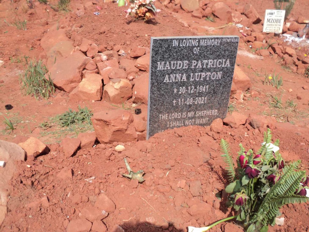 LUPTON Maude Patricia Anna 1941-2021