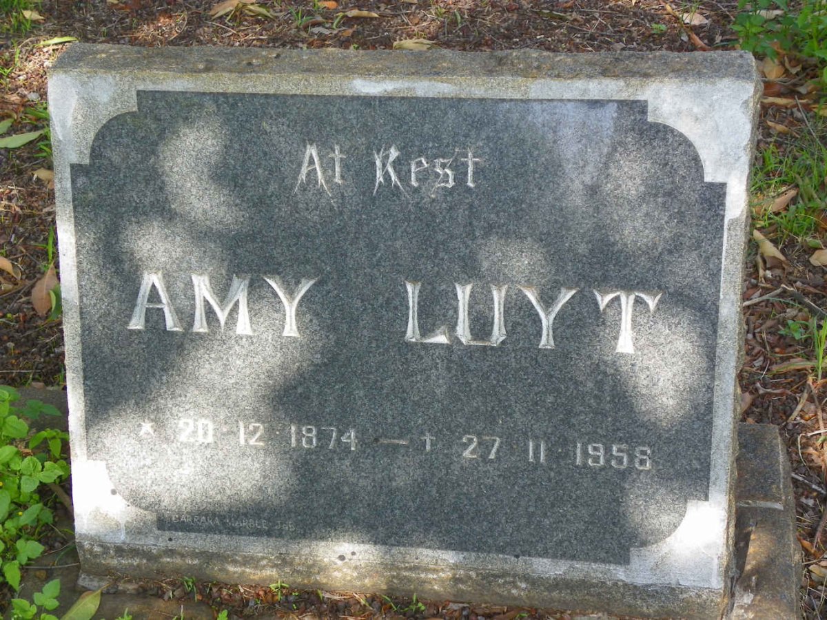 LUYT Amy 1874-1958