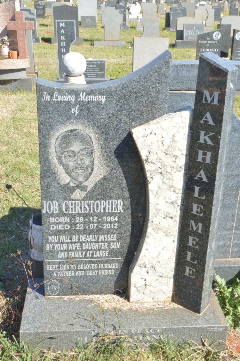 MAKHALEMELE Job Christopher 1964-2012