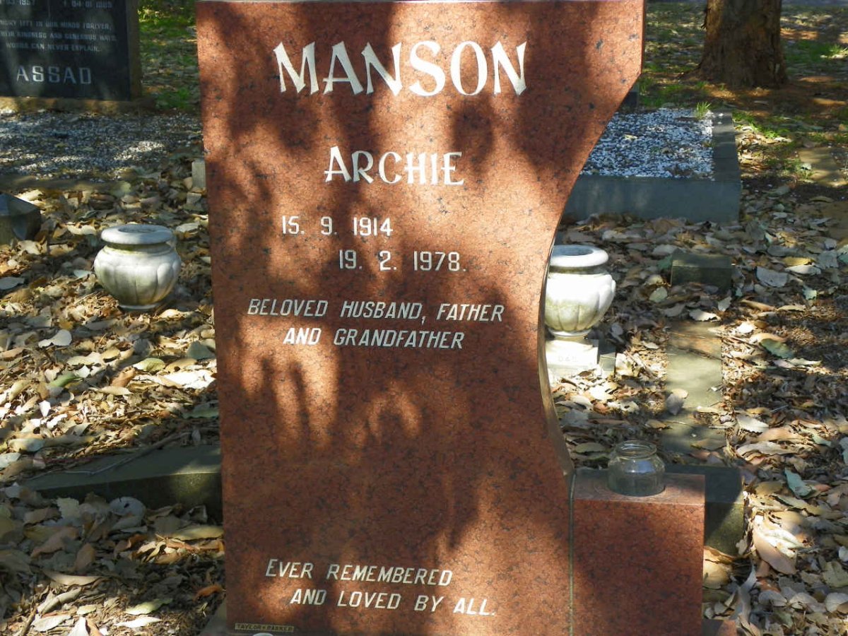 MANSON Archie 1914-1978