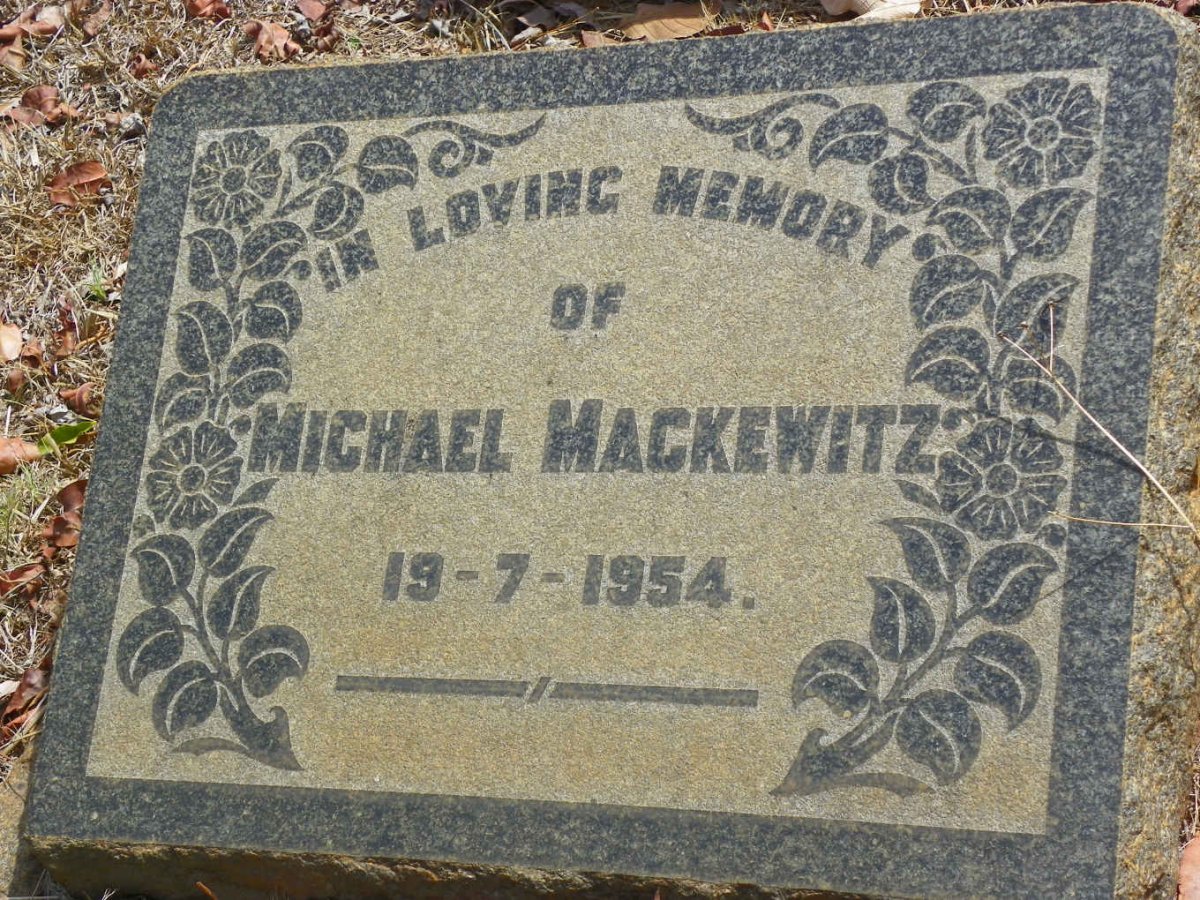 MACKEWITZ Michael -1954