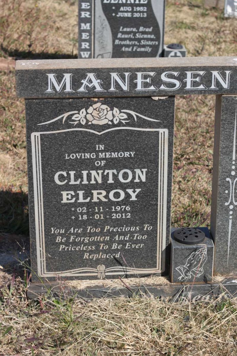 MANESEN Clinton Elroy 1976-2012