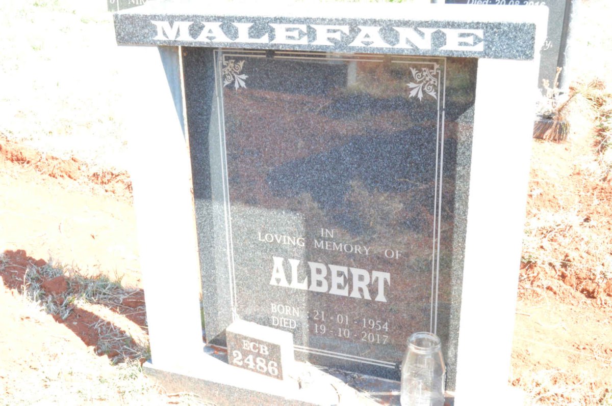 MALEFANE Albert 1954-2017