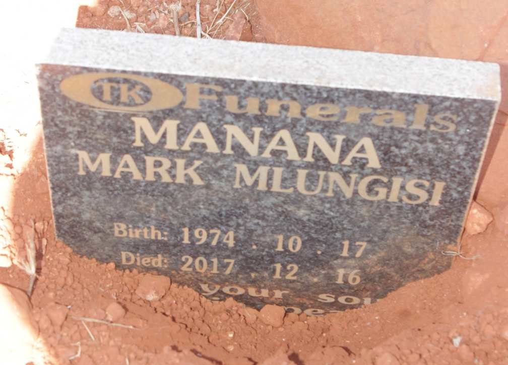 MANANA Mark Mlungisi 1974-2017