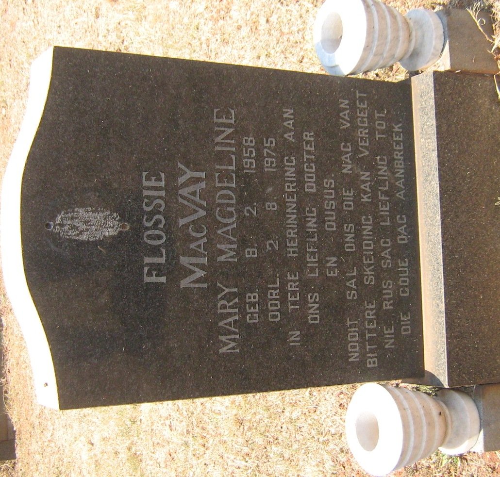 MacVAY Mary Magdeline 1958-1975
