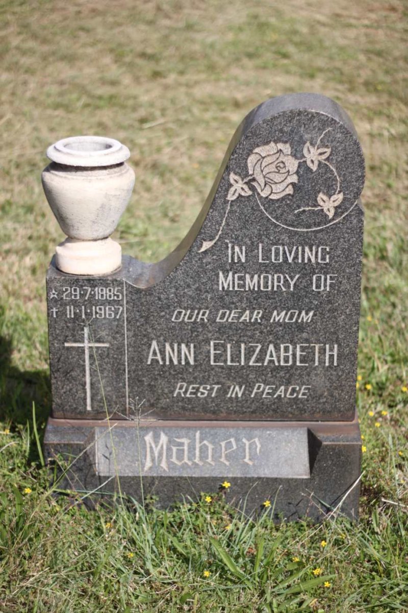 MAHER Ann Elizabeth 1885-1967