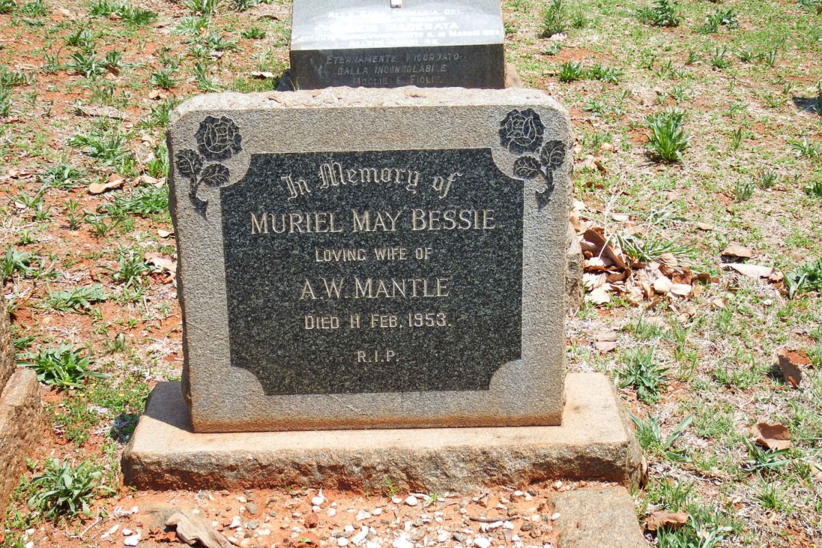 MANTLE Muriel May Bessie -1953