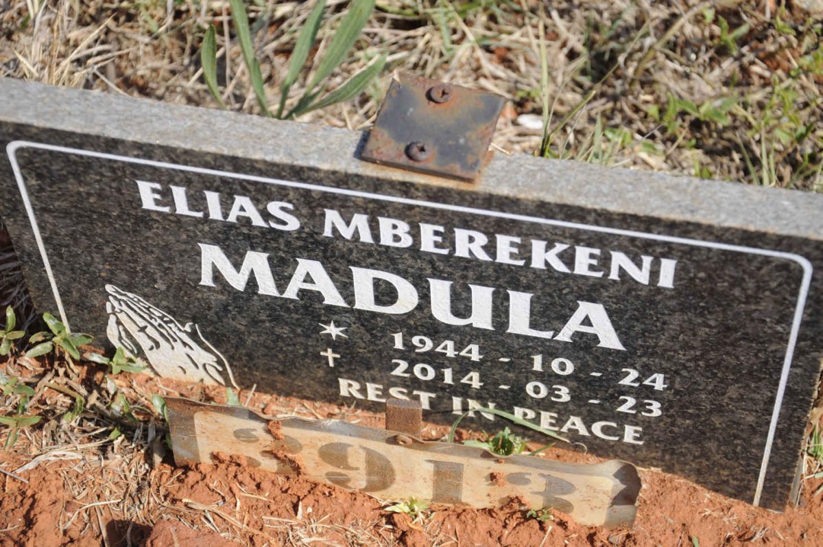 MADULA Elias Mberekeni 1944-2014