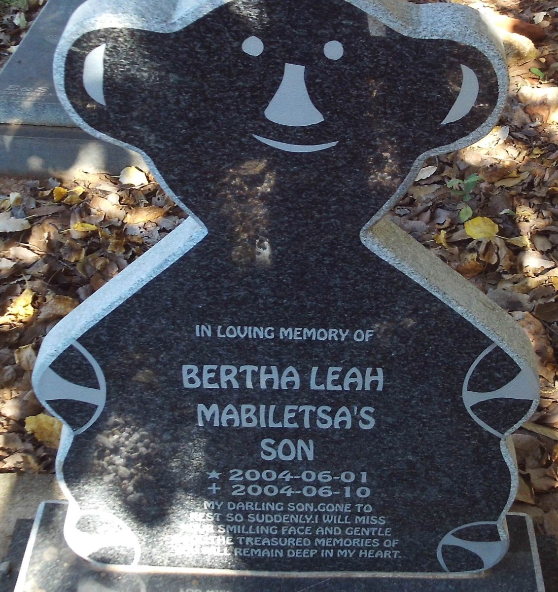 MABILETSA Bertha Leah 2004-2004