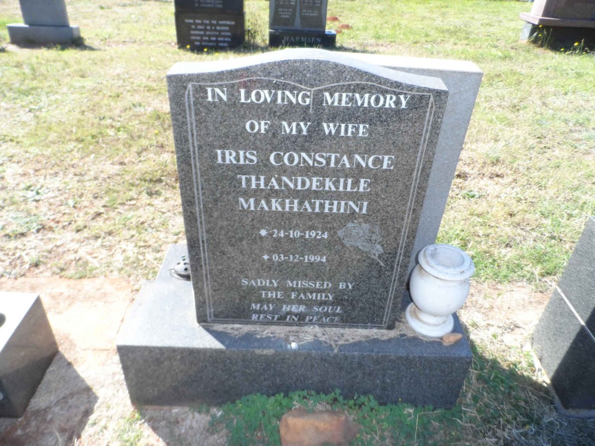 MAKHATHINI Iris Constance Thandekile 1924-1994