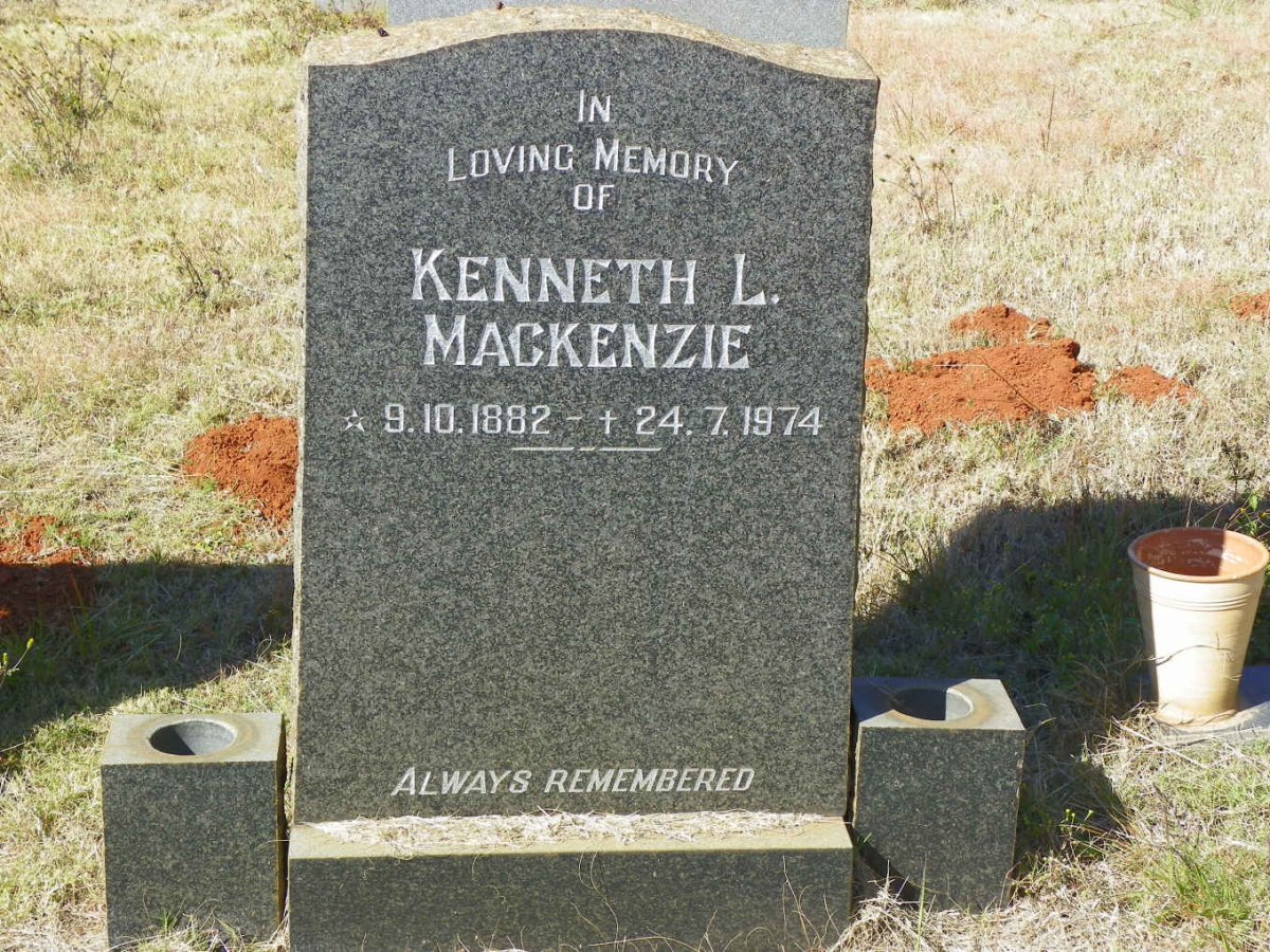 MACKENZIE Kenneth L. 1882-1974