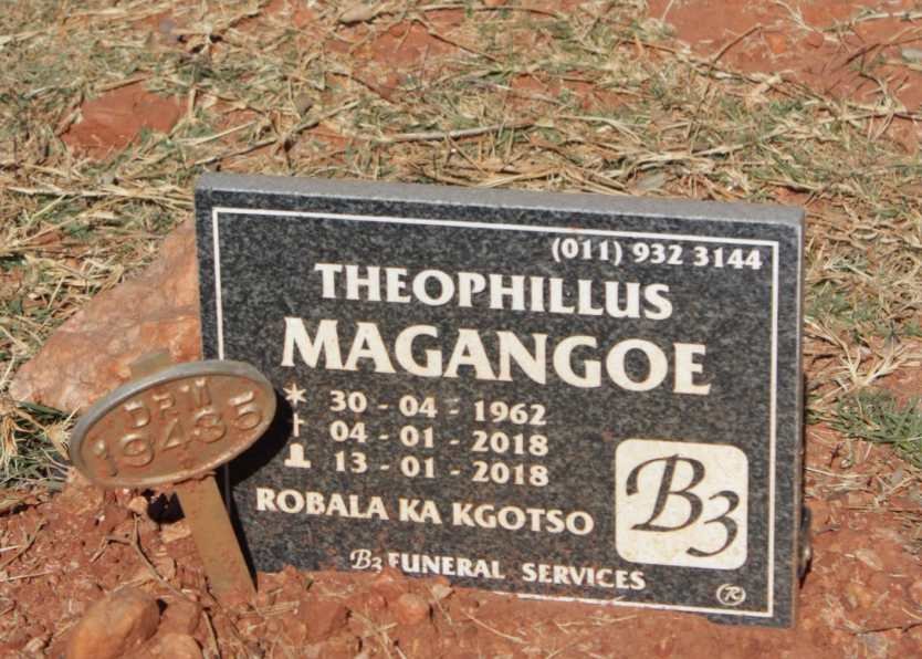 MAGANGOE Theophillus 1962-2018
