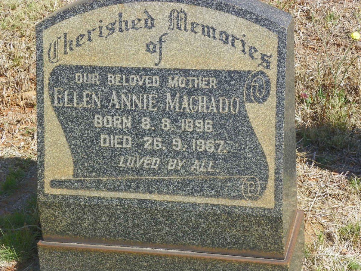 MACHADO Ellen Annie 1896-1967