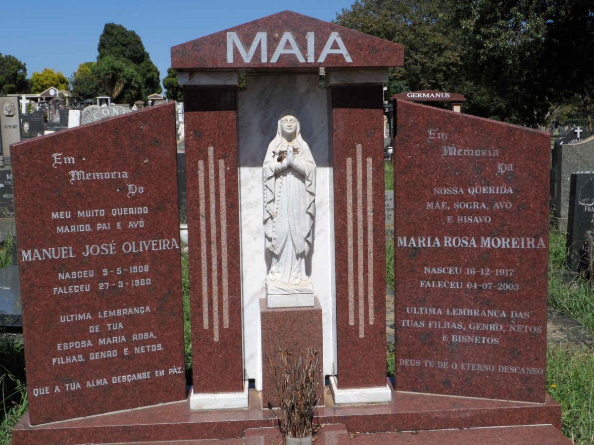 MAIA Manuel José Oliveira 1908-1980 &amp; Maria Rosa Moreira 1917-2003