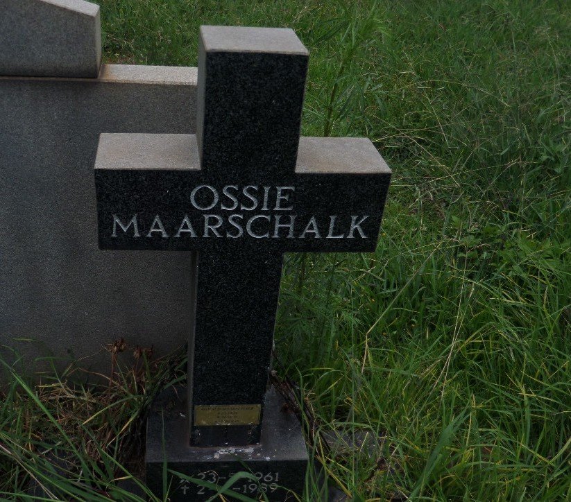MAARSCHALK Oswald 1926-2011 &amp; Nellie 1936-2006 :: MAARSCHALK Ossie 1961-1989