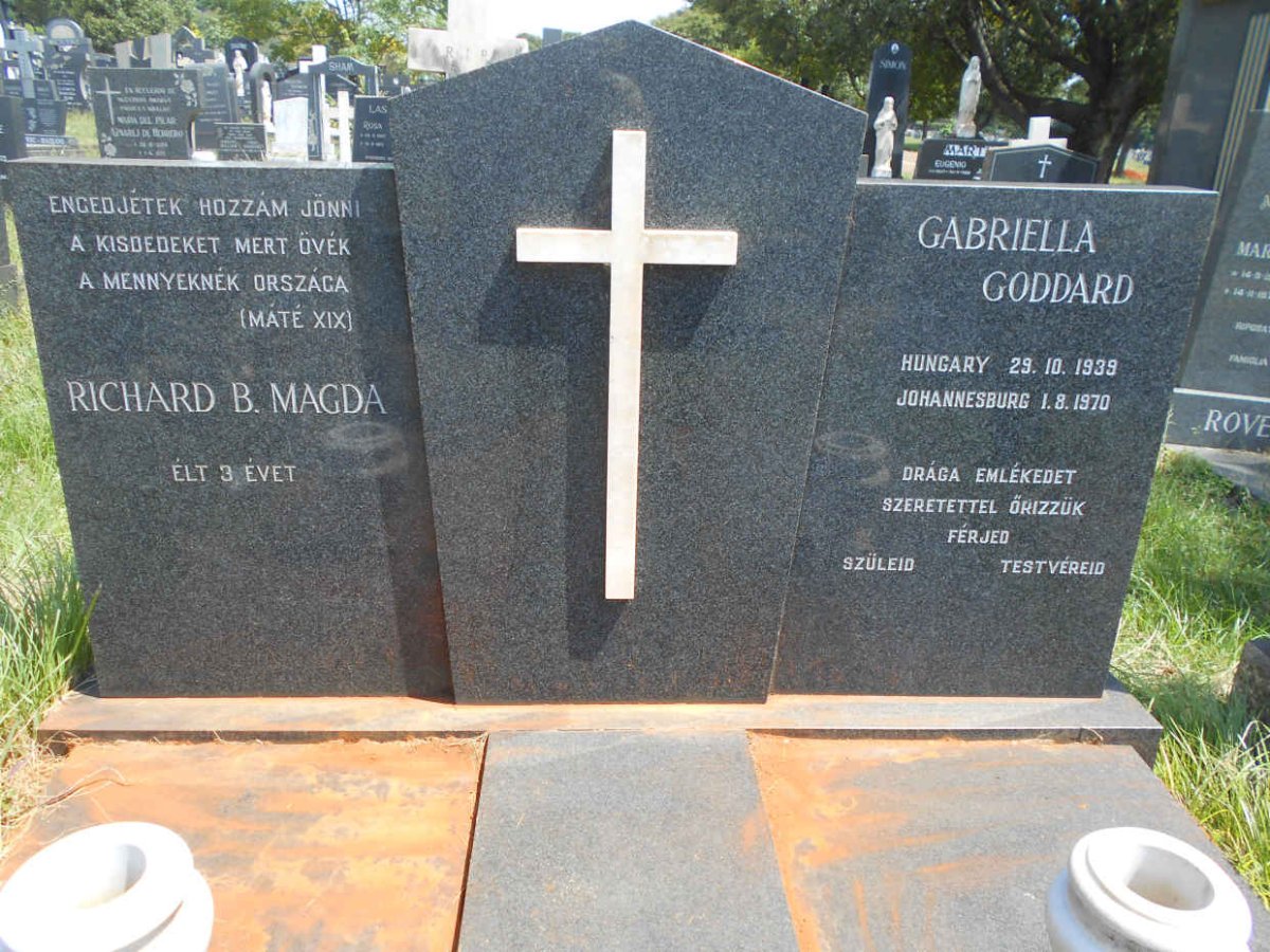 MAGDA Richard B.  :: GODDARD Gabriella 1939-1970