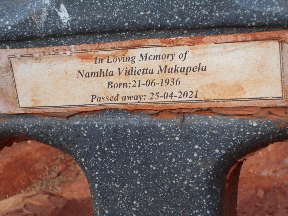 MAKAPELA Namhla Vidietta 1936-2021