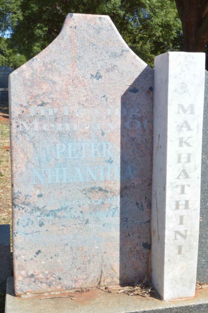 MAKHATHINI Peter Nhlanhla 1961-2014