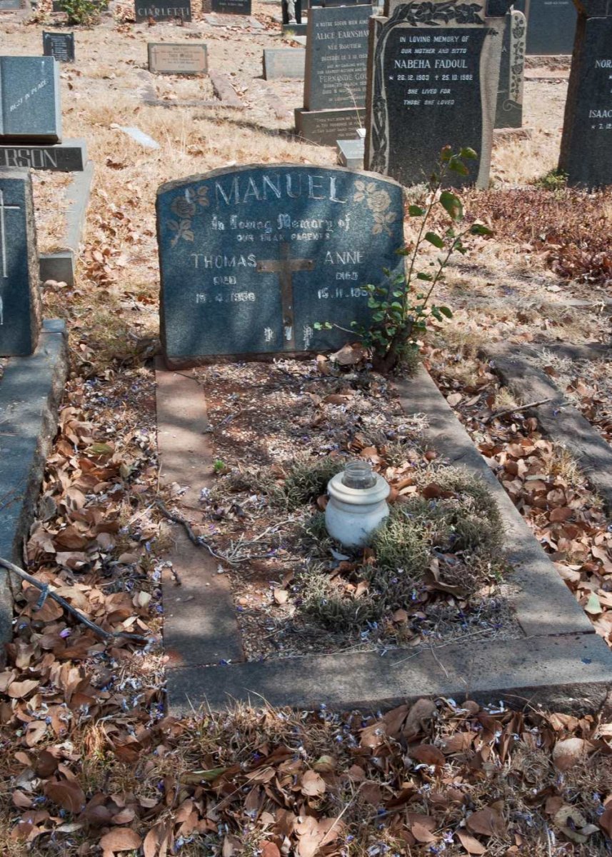 MANUEL Thomas -1958 &amp; Anne -1965