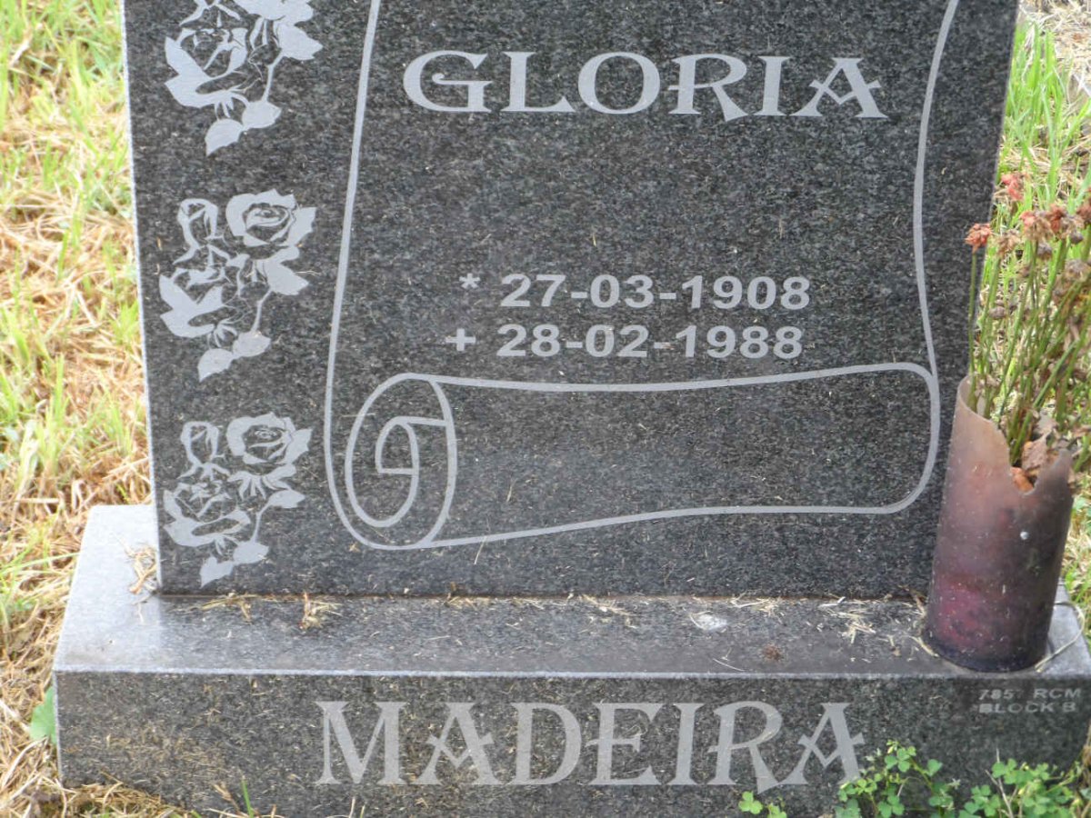 MADEIRA Gloria 1908-1988