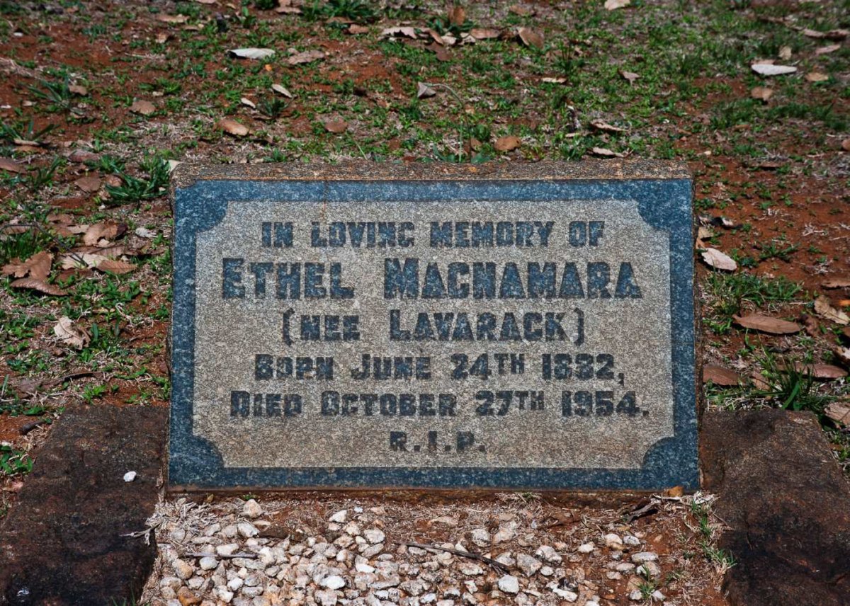 MACNAMARA Ethel nee LAVARACK 1882-1954