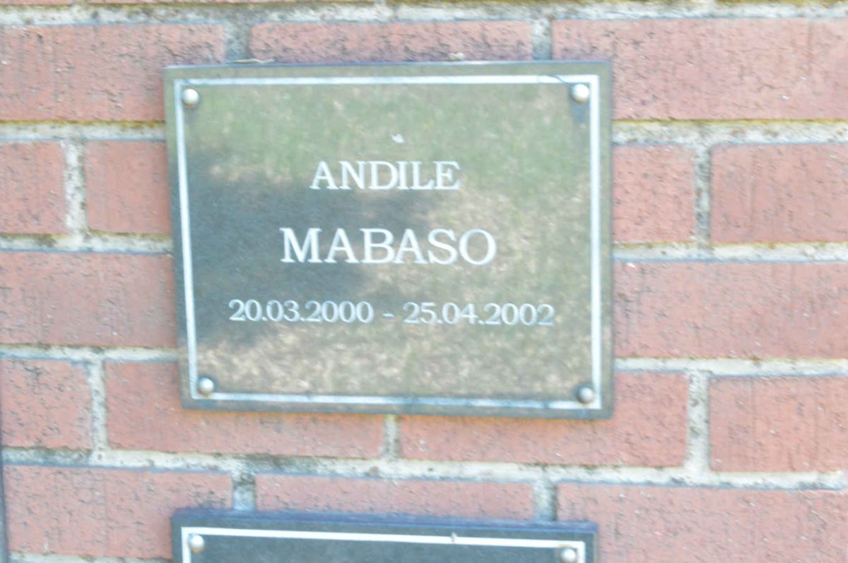 MABASO Andile 2000-2002
