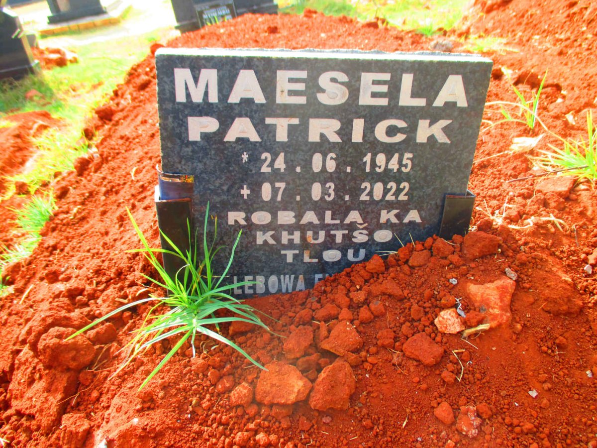 MAESELA Patrick 1945-2022