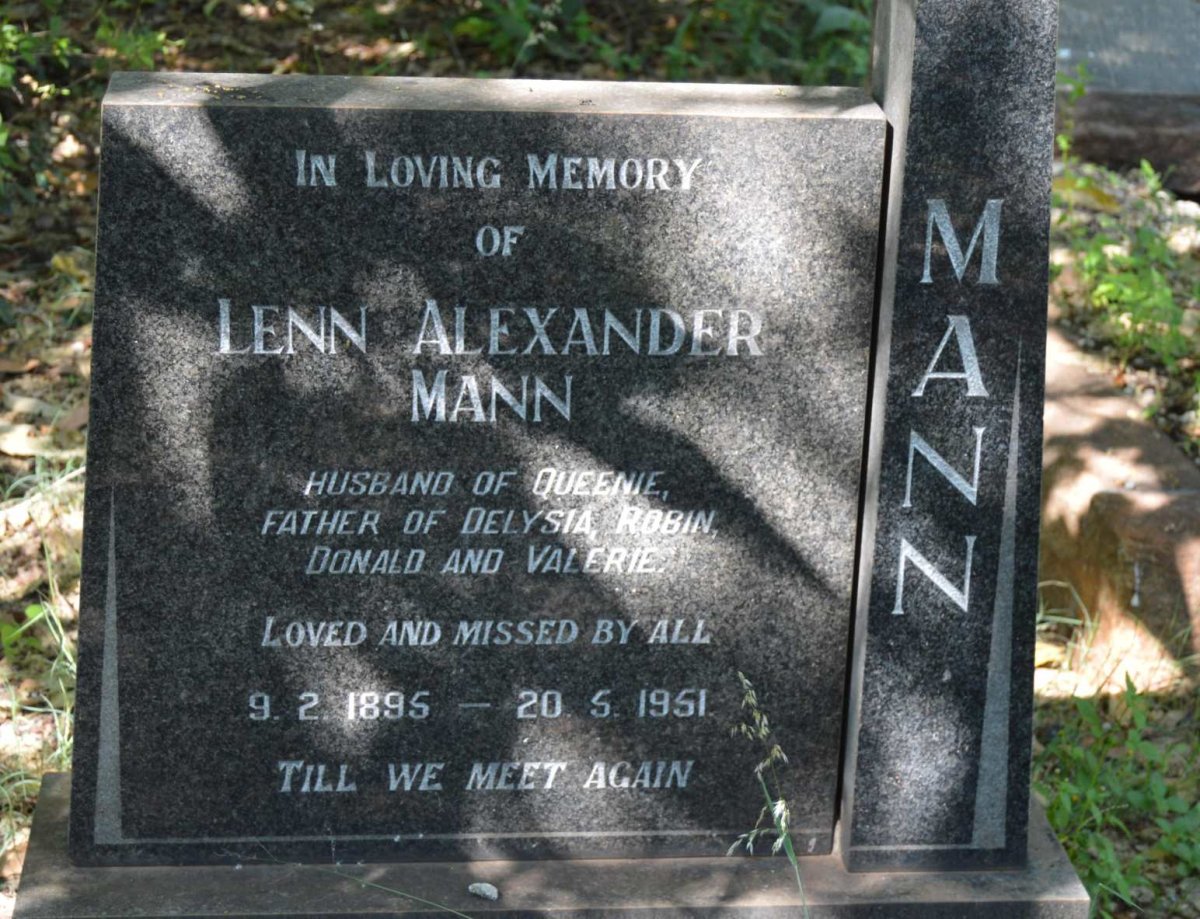 MANN Lenn Alexander 1895-1951