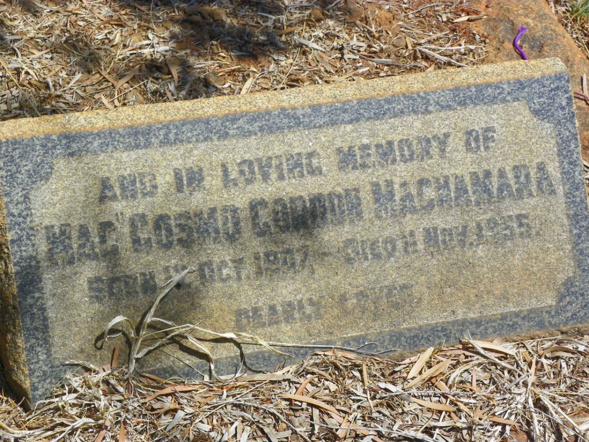 MACNAMARA Cosmo Gordon 1907-1955