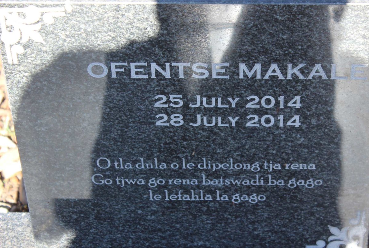 MAKALE Ofentse 2014-2014