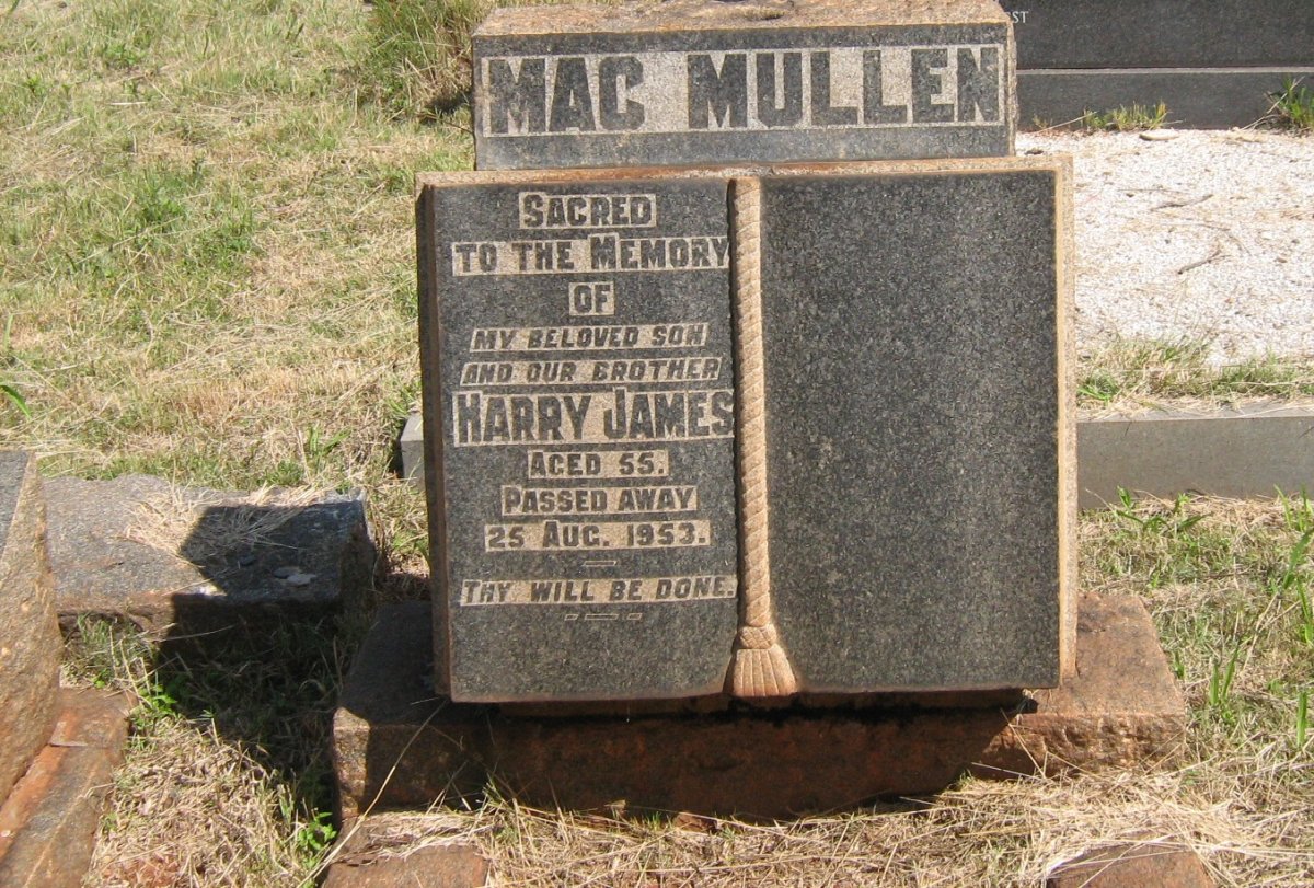 MACMULLEN Harry James -1953