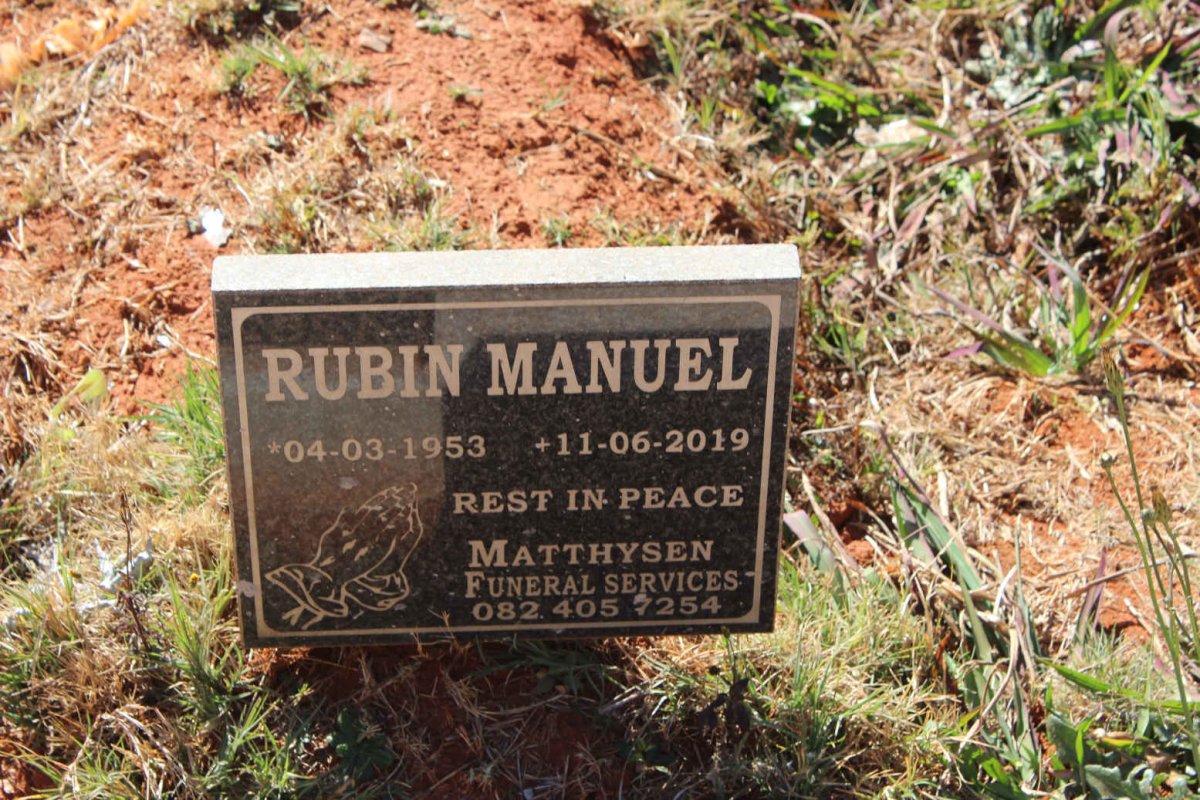 MANUEL Rubin 1953-2019