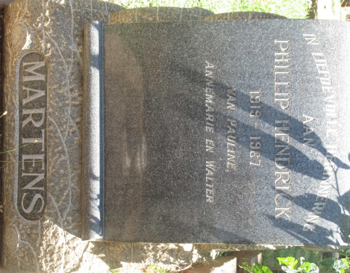MARTENS Phillip Hendrick 1919-1967