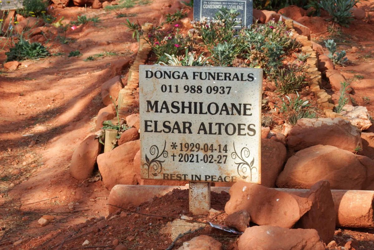 MASHILOANE Elsar Altoes 1929-2021