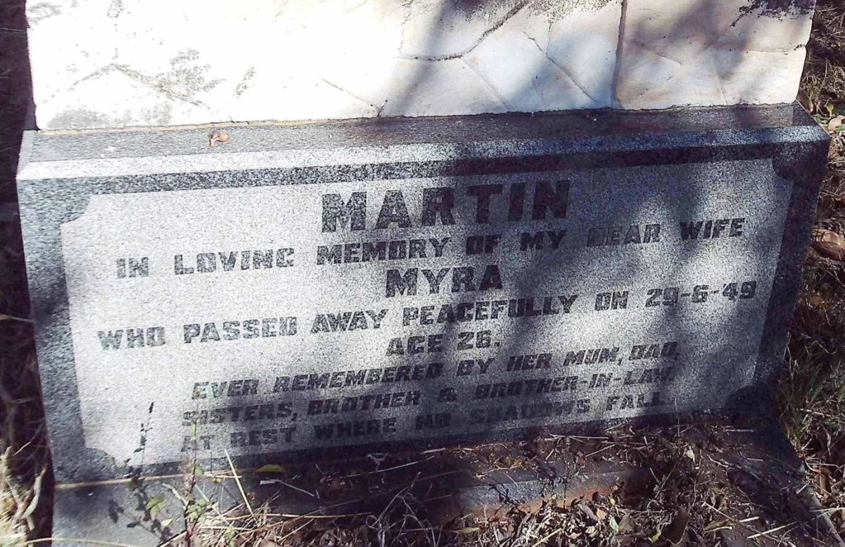 MARTIN Myra -1949