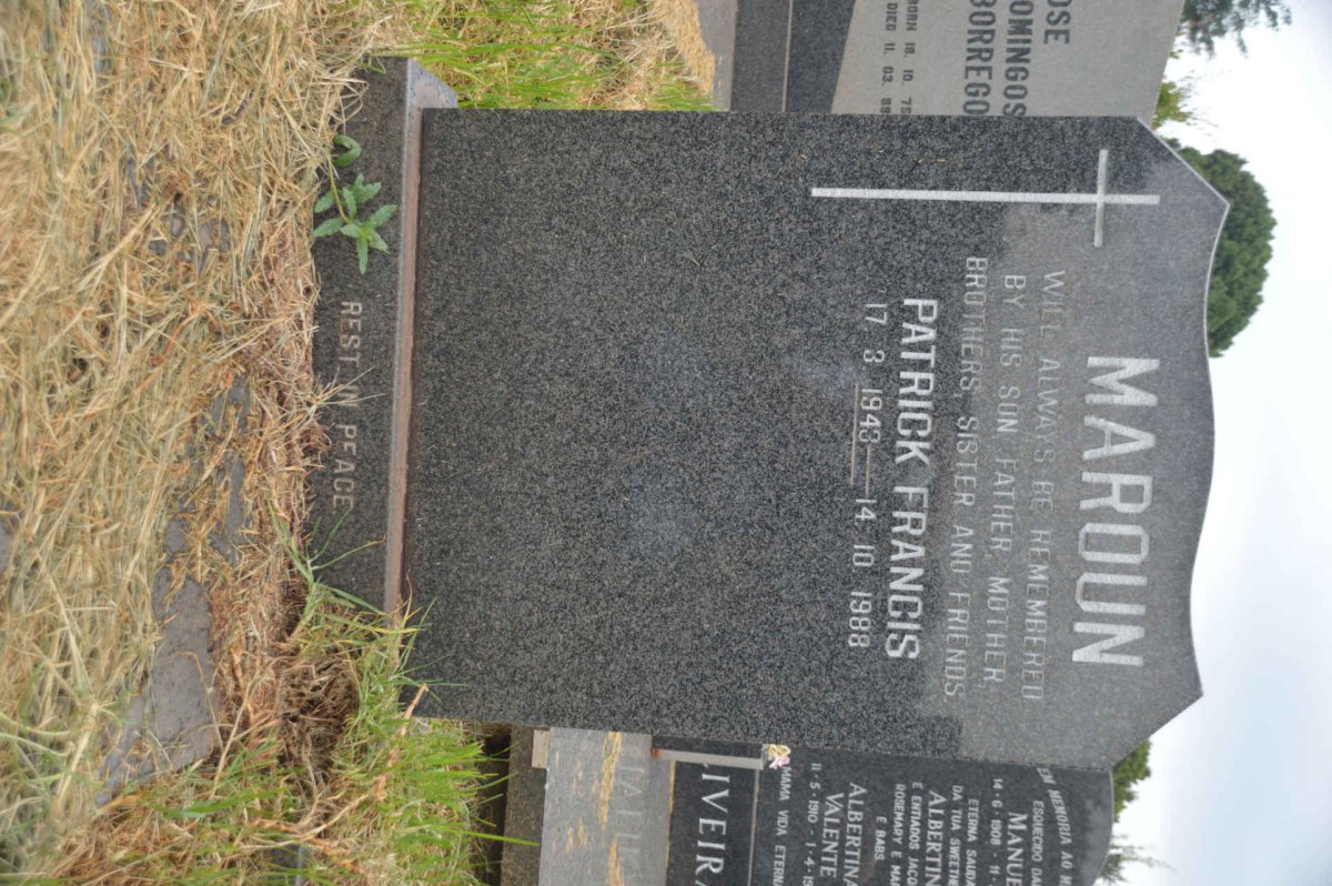 MAROUN Patrick Francis 1943-1988