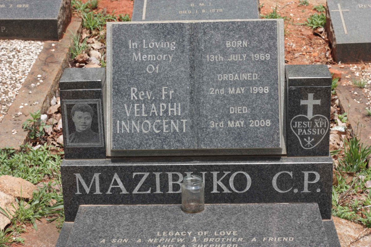 MAZIBUKO Velaphi Innocent 1969-2008