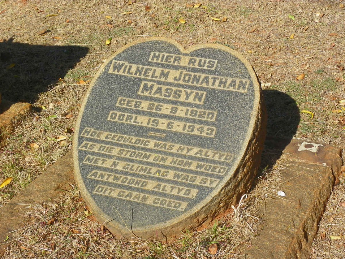 MASSYN Wilhelm Jonathan 1920-1943