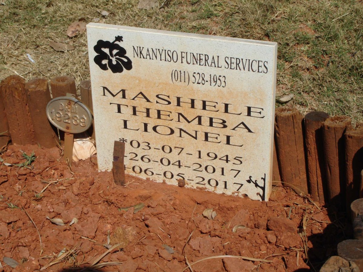 MASHELE Themba Lionel 1945-2017